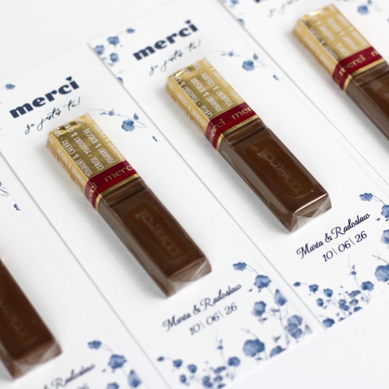 Podziękowania bilecik Merci - HEAVENLY