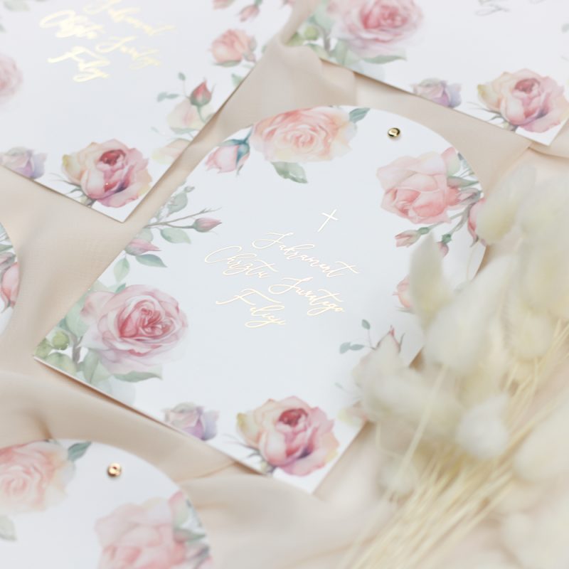 Zaproszenie na chrzest - FELICJA