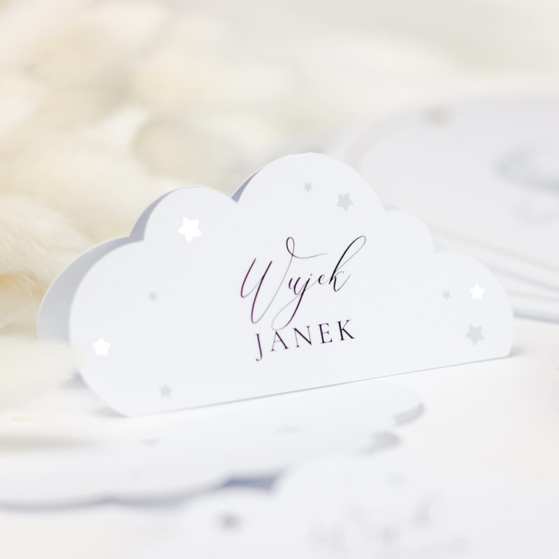 Winietka chmurka na Chrzest Święty – FRANCISZEK