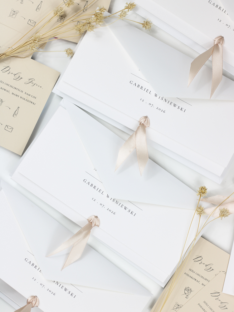 zaproszenie ślubne w stylu dworskim Eloise